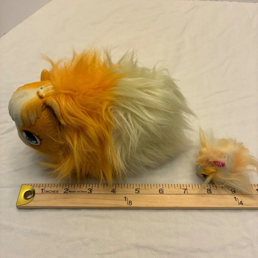 Little Live Pets Moose Toys Guinea Pig & Baby Toy Set Orange Plush Pet Figures